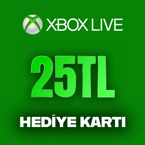 Xbox Live 25 TL Hediye Kartı
